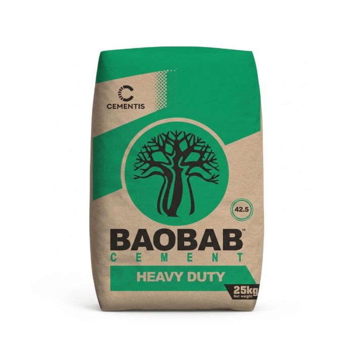 Baobab Heavy Duty Cement 25kg Baobab Heavy Duty Portland cement fly ash BS EN 197-1 25kg — QBM Phoenix Mauritius