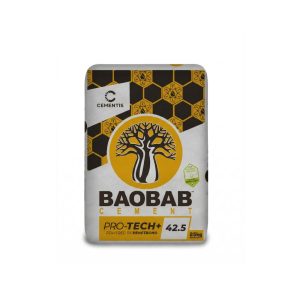 Baobab PRO-TECH+ CEM II crystalline waterproof cement 25kg — QBM Phoenix Mauritius