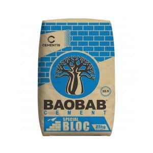 Baobab Special Bloc masonry cement MC 22.5X block laying 25kg — QBM Phoenix Mauritius