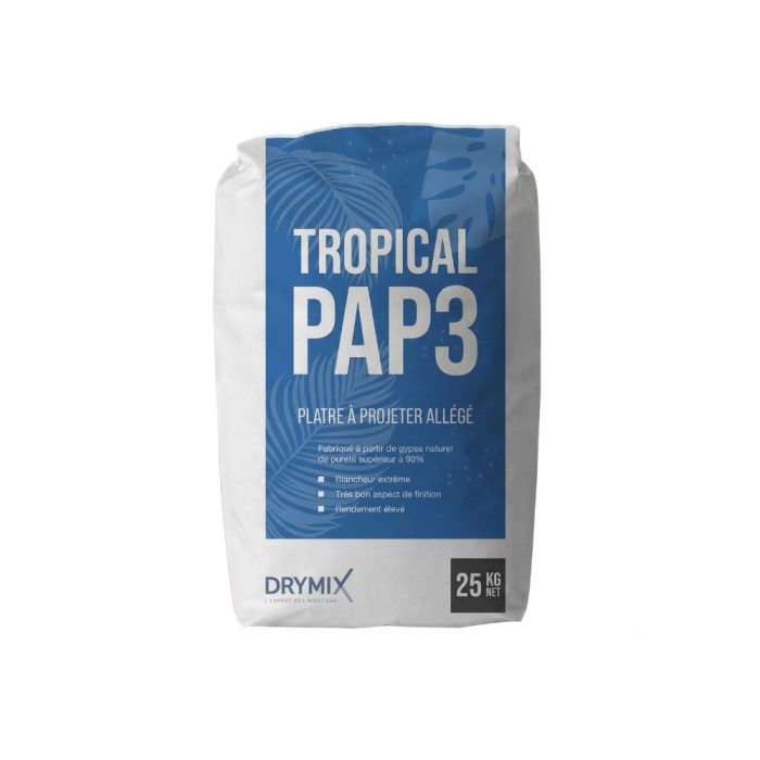 Drymix Tropical PAP3 Lightweight Spray Plaster 25kg — Interior Plaster QBM Phoenix Mauritius