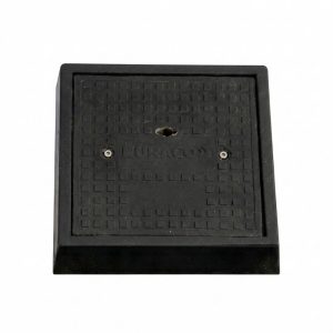 Duraco GRP manhole cover 450×450mm A15 1.5T — QBM Phoenix Mauritius