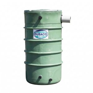 Duraco 350L column type rainwater harvesting tank — QBM Phoenix Mauritius