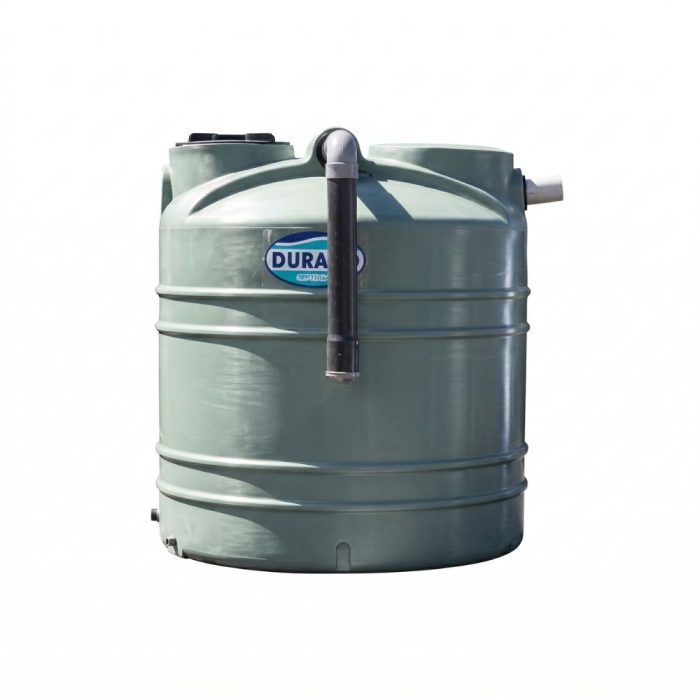 Duraco Rainwater Tank 2500L + Integrated Filter Duraco 2500L rainwater tank integrated filter patented — QBM Phoenix Mauritius