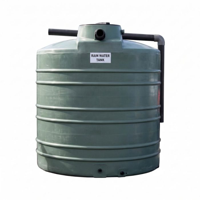 Duraco 9000L rainwater tank integrated filter large capacity — QBM Phoenix Mauritius