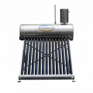 Duraco 150L non pressure solar water heater vacuum tubes — QBM Phoenix Mauritius