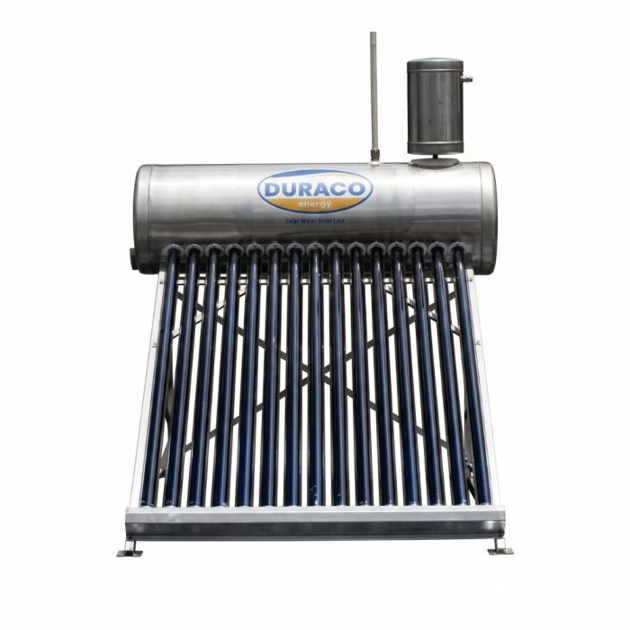 Duraco 150L non pressure solar water heater vacuum tubes — QBM Phoenix Mauritius