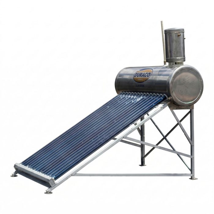 Duraco Solar Water Heater 150L Non Pressure Duraco 150L non pressure solar water heater vacuum tubes — QBM Phoenix Mauritius