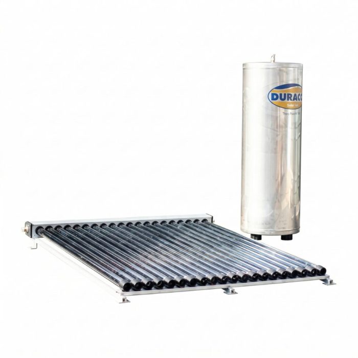Duraco Solar Water Heater 200L Split Unit Duraco 200L split unit solar water heater separate tank collector — QBM Phoenix Mauritius