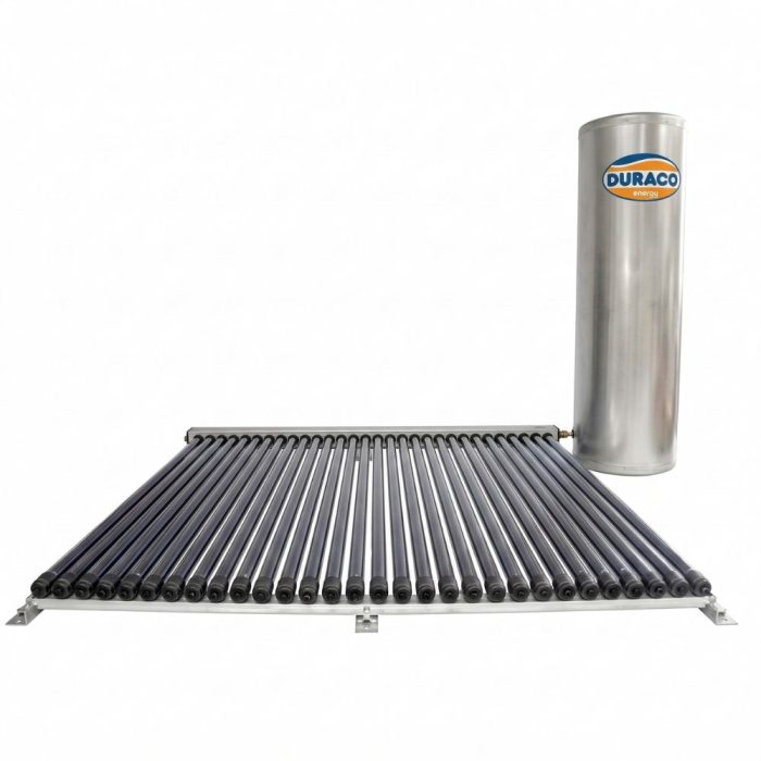Duraco Solar Water Heater 300L Split Unit Duraco 300L split unit solar water heater separate tank collector — QBM Phoenix Mauritius
