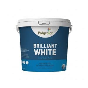 Polycolor Brilliant White acrylic matt paint interior exterior — QBM Phoenix Mauritius