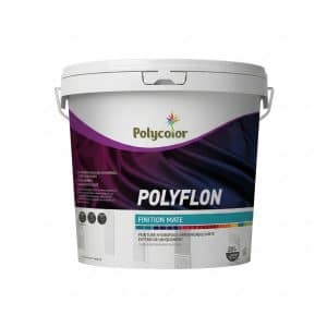 Polycolor Polyflon pure acrylic semi-gloss exterior paint anti-fungal POLYMATCH — QBM Phoenix Mauritius